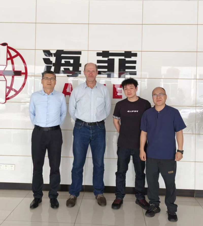 South African customers factory inspection of Haifei South African customers factory inspection of Haifei
